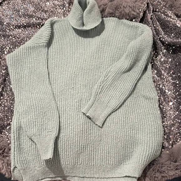 Maurices Soft Knit Turtleneck Sweater in Light Gray - Picture 1 of 8